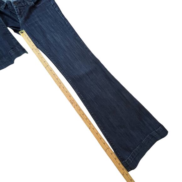 IT Bootcut Jeans Size 25 Dream Diva Dark Wash Low Rise Flare - Picture 7 of 11